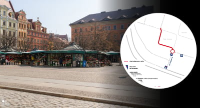 Zamknęli Plac Solny dla samochod&oacute;w i motocykli. Nowe zasady już obowiązują
