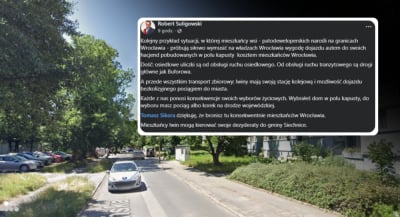 "Patodeweloperskie narośla". Radny Suligowski o mieszkańcach podwrocławskich wsi