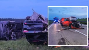 Zderzenie dw&oacute;ch samochod&oacute;w na A4 - trzy osoby poszkodowane. Duże utrudnienia dla kierowc&oacute;w