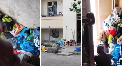 Problem na Grunwaldzkiej 56 powr&oacute;cił. Uciążliwy lokator ponownie znosi śmieci do budynku
