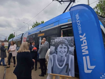 Teresa Swędrowska patronką tramwaju. Wrocław oddaje hołd mistrzyni Polski