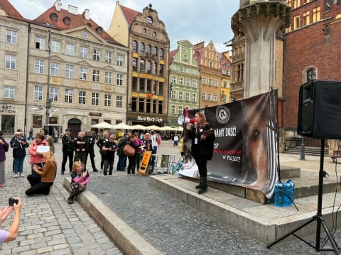 Manifestacja na ulicach Wrocławia. Protestujący stanęli w obronie zwierząt - 3