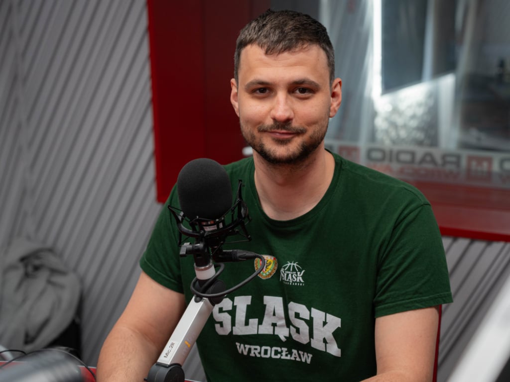Chwalimy swoje: Każdego dnia rozwija koszykarzy Śląska. Maksym Papacz gościem Radia Wrocław