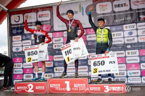 Bike Maraton z Czech do Polski - Filip Adel i Klaudia Czabok najlepsi w wyścigu UCI na dystansie GIGA - 2