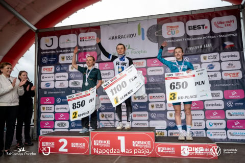 Bike Maraton z Czech do Polski - Filip Adel i Klaudia Czabok najlepsi w wyścigu UCI na dystansie GIGA - 3