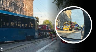 Tramwaj wykoleił się w centrum Wrocławia. Naprawa torowiska przedłuży się do piątku