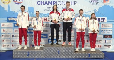 Jakub Goliszek ze Śląska srebrnym medalistą strzeleckich mistrzostw Europy junior&oacute;w