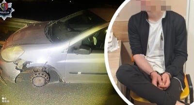 Ma 18 lat - prowadził samoch&oacute;d bez prawa jazdy i pod wpływem. Jechał... na samej feldze