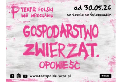 Premiera &bdquo;Gospodarstwa zwierząt&rdquo; we Wrocławiu. Familijny spektakl o sile grupy i wolności