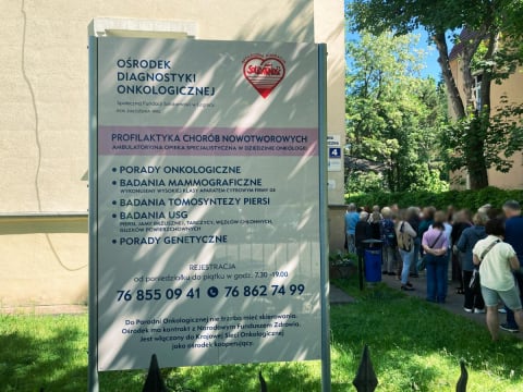Nawet 5 godzin w kolejce do rejestracji na badania. NFZ zapowiada kontrolę w Legnicy - 0