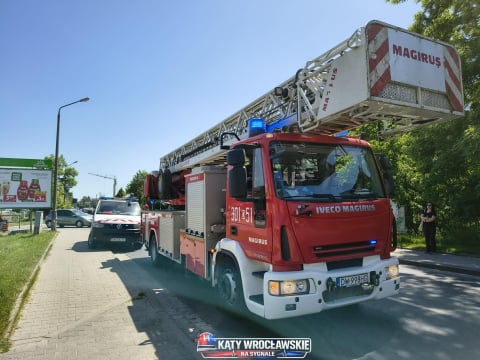 Pożar mieszkania we Wrocławiu. Strażacy ewakuowali jedną osobę z lokalu - 0