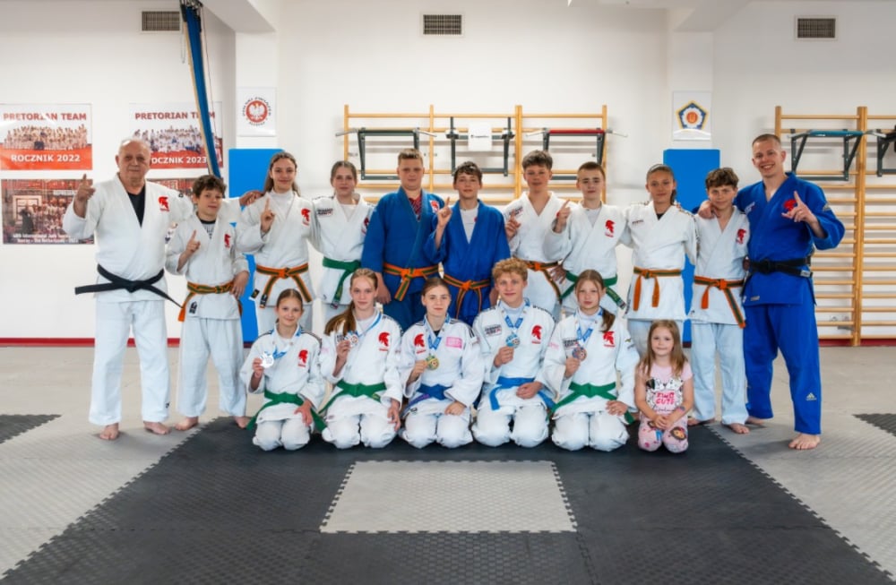 Młodzi wrocławscy judocy z workiem medali - Medaliści z Pretorian Team.
