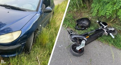 14-latek na hulajnodze potrącony na drodze, po kt&oacute;rej nie powinien się poruszać