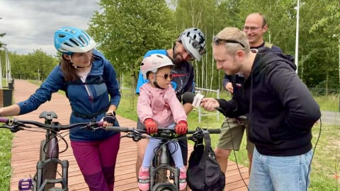 Ostre Koło było w Bardzie. Miłośnicy rowerów górskich byli zachwyceni - 1