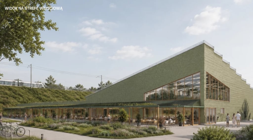 Czy przy Górce PaFaWag powstanie basen? Rozstrzygnięto konkurs na koncepcję obiektu, który może powstać na Gajowicach - Zwycięski projekt - Aqua PaFaWag (Mateusz Kucharz, Angelika Jewiak, Ilona Kidyba, Nadia Gajlusz)
