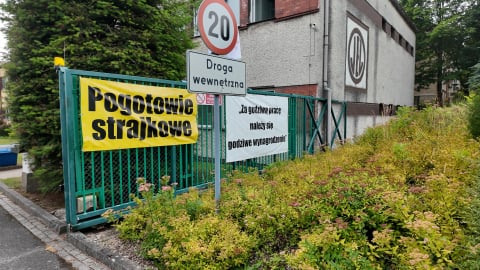 Strajk ostrzegawczy w zakładzie "Łukasiewicz" w Międzylesiu. Pracownicy domagają się wyższych płac i lepszych warunków pracy - 0