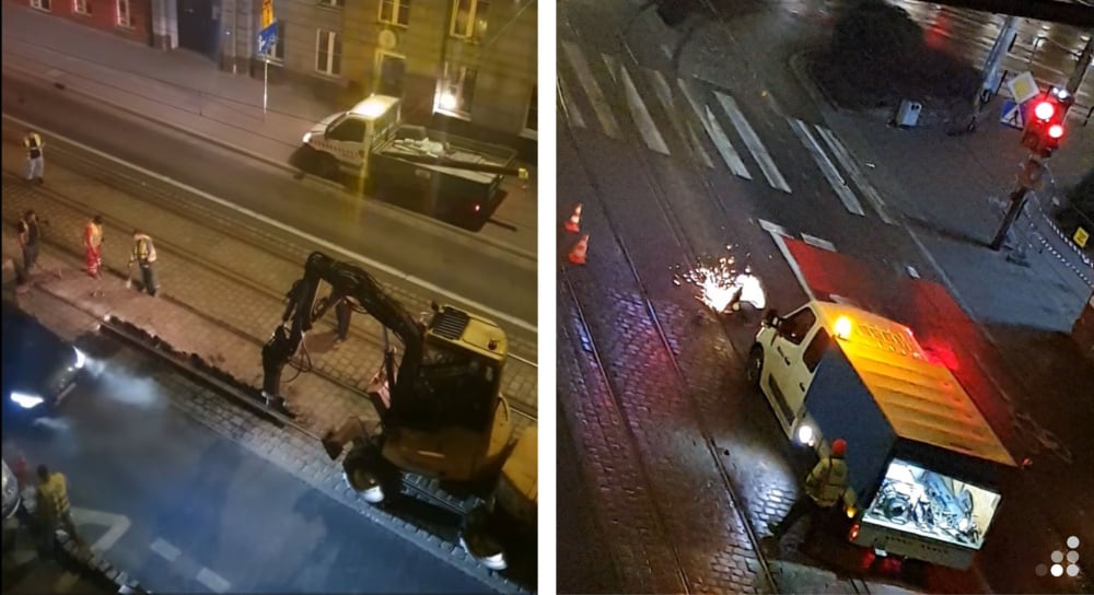 Piłowanie, spawanie, skuwanie i to wszystko nocą. Mieszkańcy Piłsudskiego czekają na kompleksowy remont torowiska - Co dalej z torowiskiem na Piłsudskiego?