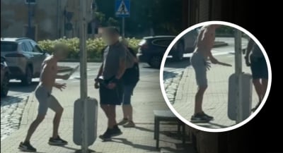 Niebezpieczne sceny na wrocławskim Muchoborze. Uzbrojony mężczyzna groził ludziom przy przystanku
