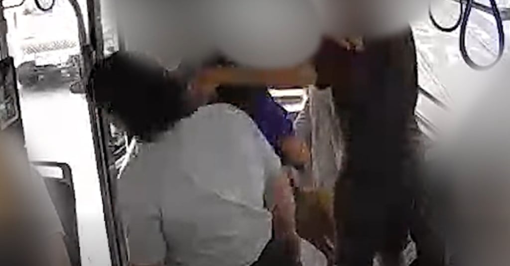 Atak na motorniczego w tramwaju. Pasażerowie z psem bez kagańca nie chcieli opuścić tramwaju [WIDEO] - Atak na motorniczego w tramwaju na Pl. Zgody