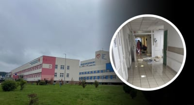 Awaria prądu na OIOM-ie w Jeleniej G&oacute;rze po nawałnicy. "Woda lała się przez szachty"
