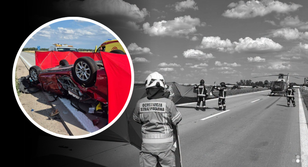 Śmiertelny wypadek na A4 po zderzeniu osobówki z ciężarówką. Jedna osoba nie żyje - Śmiertelny wypadek na 118 kilometrze. A4.