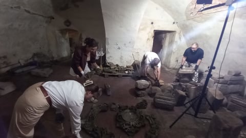 Legnica: Wolontariusze wracają do zamkowych podziemi. Będą ratować zabytki sprzed wieków przed zapomnieniem - 1