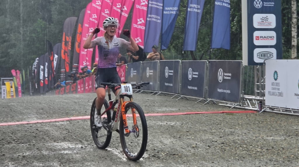 Ostre Koło: Natalia Grzegorzewska ze złotem Mistrzostw Polski MTB XCO - Natalia Grzegorzewska.