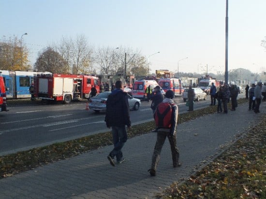 Wypadek tramwajów: 33 osoby ranne - 0