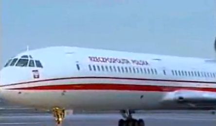 Rządowy Tu-154 dwa dni przed katastrofą (Wideo) - Fot. YouTube