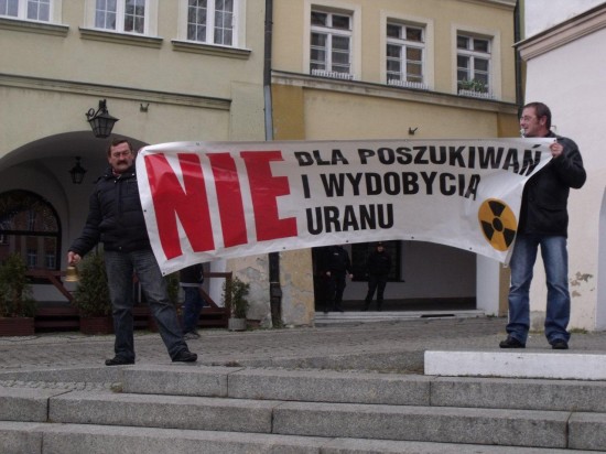 "Nie dla uranu w Sudetach"  - 1