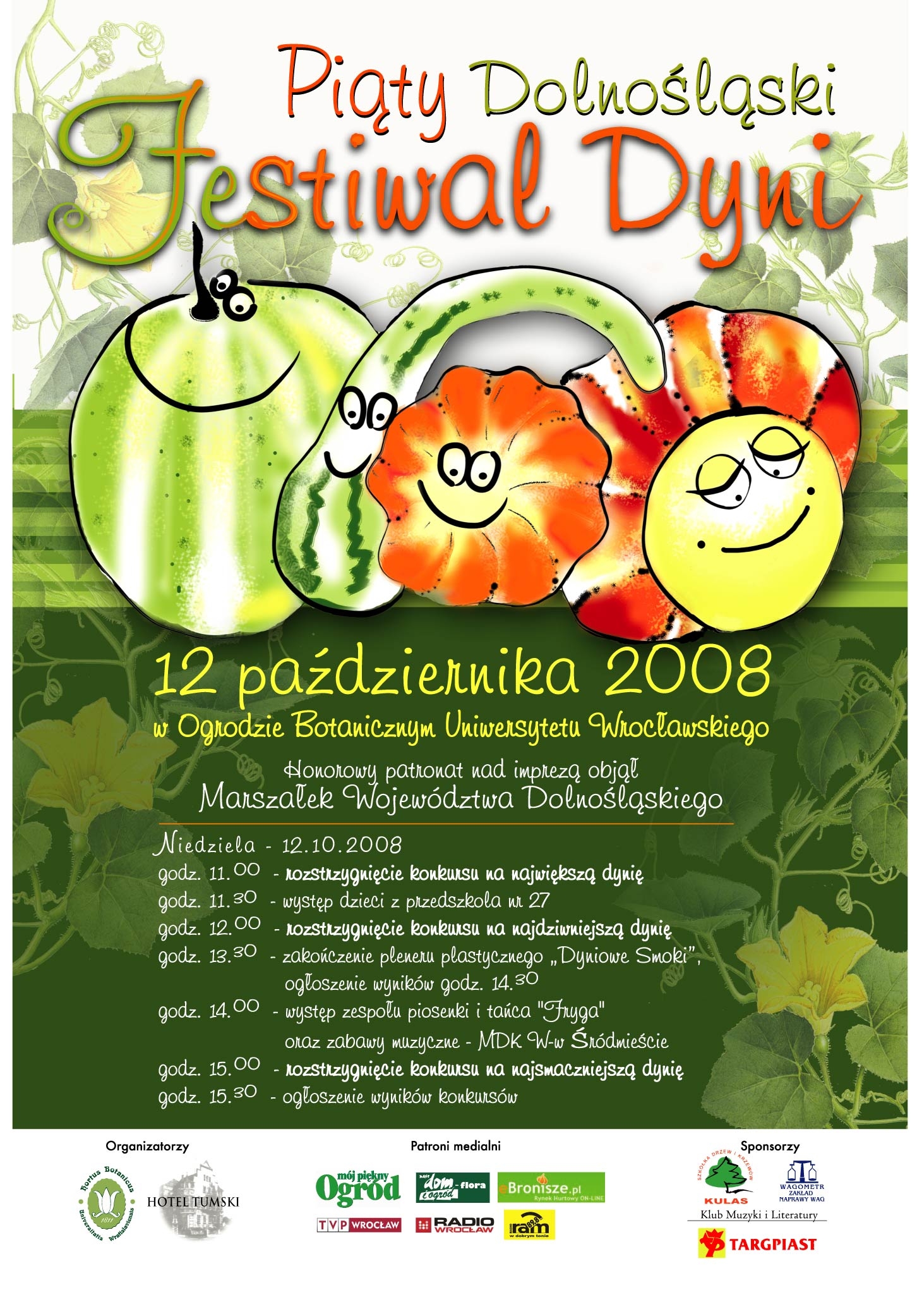 Dolnośląski Festiwal Dyni - 12 października, Ogród Botaniczny - 