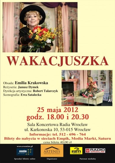 Wakacjuszka - wieczór teatralny z Emilią Krakowską - 0