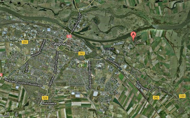 Awaryjnie lądował w Odrze. Zmarł - fot. Google Maps