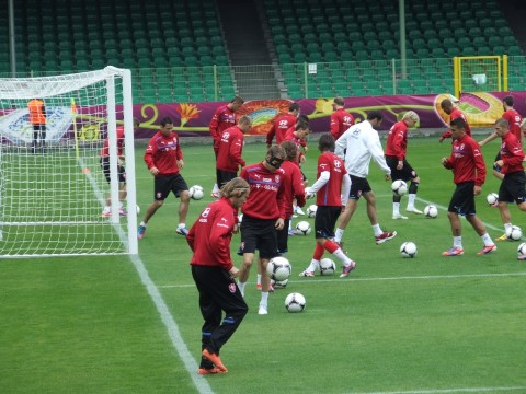 Euro 2012: Po pierwszym treningu - 8