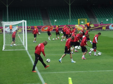 Euro 2012: Po pierwszym treningu - 12