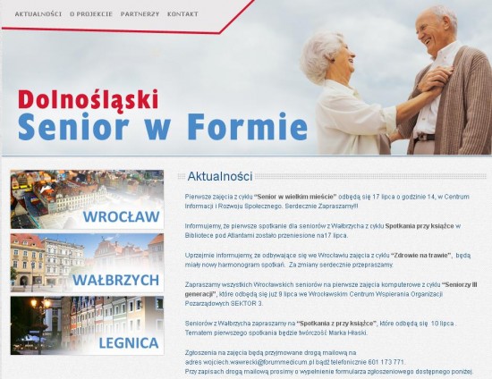 Rusza Dolnośląski Senior w Formie - 