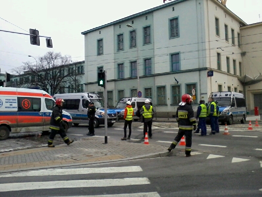 Groźny pożar przy Dworcu Głównym - 0
