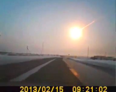 Deszcz meteorytów w Rosji - fot. YouTube