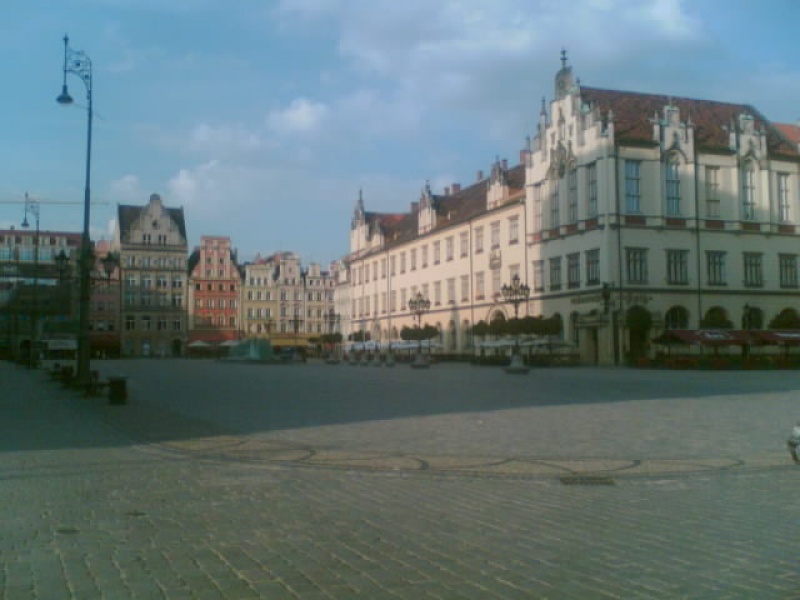 Chór rajców: "Wrocław to szansa, wygrany los" - Rynek we Wrocławiu (fot. Sylwia Jurgiel)