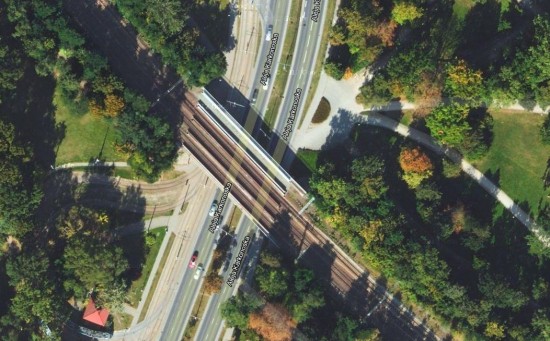 Stacja kolejowa na Karkonoskiej? - fot. Google Maps