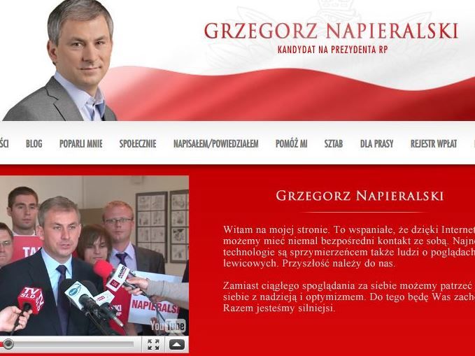 Jakim prezydentem chce być Napieralski? (Posłuchaj) - www.napieralski.com.pl
