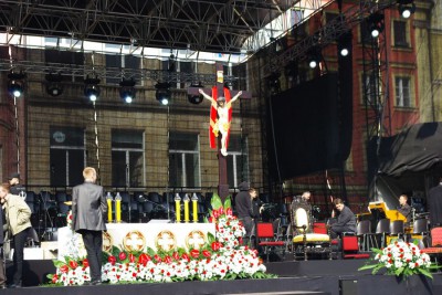 Wrocław w żałobie. Uroczystości w rynku  - 16