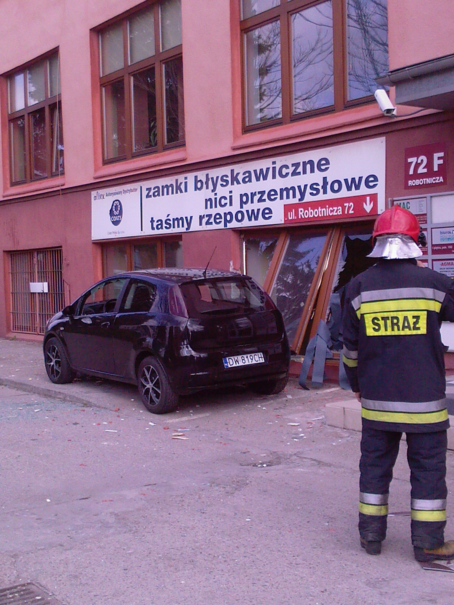 Wybuch gazu we Wrocławiu! - Fot. Radio Wrocław