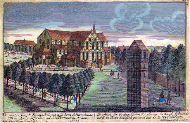 Kościół Pokoju w Świdnicy ma 356 lat - Rok 1735, fot. zbiory Wratislaviae Amici