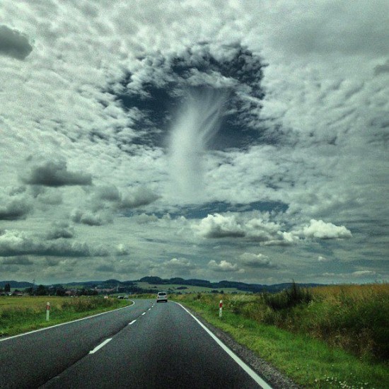 Niezwykły widok na niebie (Zobacz) - fot. Matylda Tomaszewska-Naumowicz/Facebook