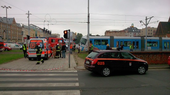 Zderzenie dw&oacute;ch tramwaj&oacute;w (Foto)