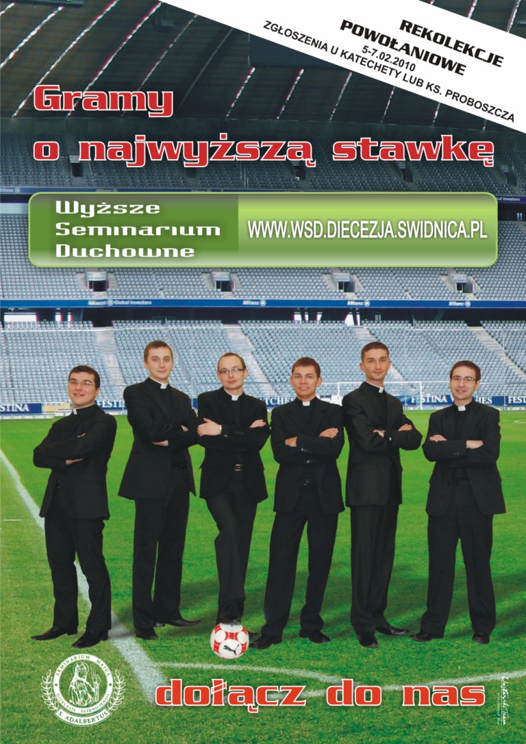 Chłopaki z plakatu zachęcają do kapłaństwa (Posłuchaj) -