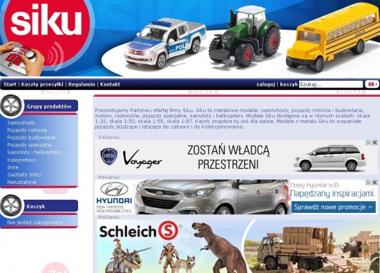 Miniaturowe samochody ze Złotoryi - www.siku.com.pl