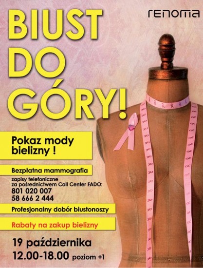 Rusza czwarta edycja programu „BIUST DO GÓRY!” - mat. prasowe