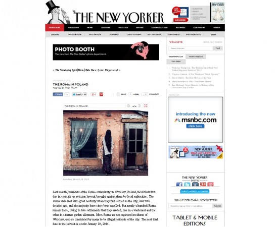 New Yorker o wrocławskich Romach - 